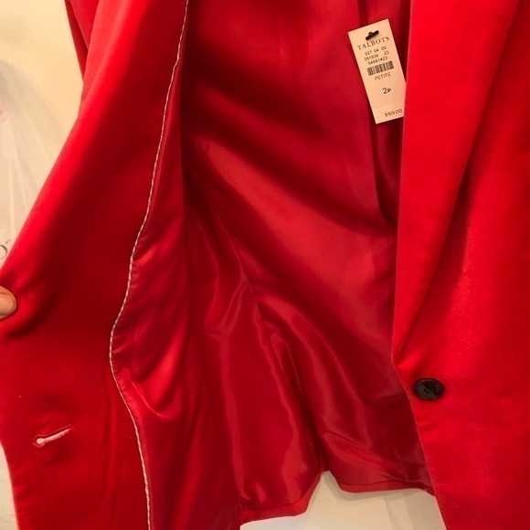 𝅺⭐️Talbots⭐️ Velvet Blazer Sz 2P - Picture 4 of 7